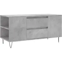 vidaXL Salontafel 102x44,5x50 cm bewerkt hout betongrijs