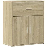 vidaXL Dressoir Sonoma-eikenhout, 60x31x70 cm, houtvezel