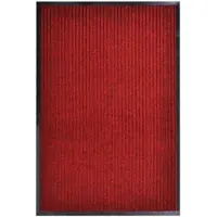 vidaXL Deurmat 117x220 cm PVC rood