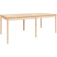 vidaXL Tuintafel 203,5x100x76 cm massief grenenhout