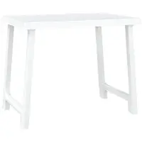 vidaXL Campingtafel hout-look 79x56x64 cm PP wit