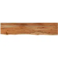 vidaXL Tafelblad rechthoekig natuurlijke rand 180x40x2,5 cm acaciahout