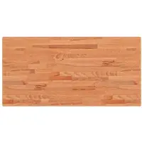 vidaXL Tafelblad rechthoekig 100x50x4 cm massief beukenhout