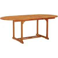 vidaXL Tuintafel 200x100x75 cm massief eucalyptushout