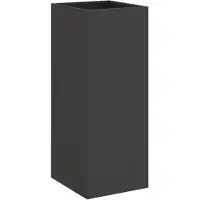 vidaXL Plantenbak 32x29x75 cm staal zwart