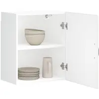 vidaXL Keukenwandkasten 2 st Lucca wit bewerkt hout