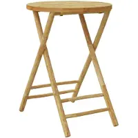vidaXL Tuintafel inklapbaar Ø 55x75 cm bamboe