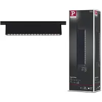 Paulmann URail LED-railverlichting Zelos zwart 4.000 K 37 cm Zelos, dimbaar, zwart, Woon-/ Eetkamer, Aluminium, Modern