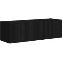vidaXL Tv Wandkast Set 6 st Zwart