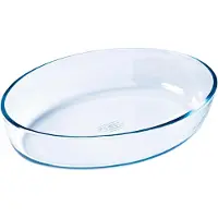 Pyrex - Iconic's Ovenschaal Ovaal 3,1 liter - Transparant - Borosilicaatglas