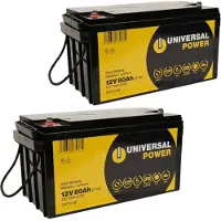 Universal Power Vervangende Accu Voor Hoveround Affinity, HRV 100 Rolstoel 24V 2 X 12V 25Ah