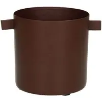 HD Collection Bloempot Rosa - Metaal - - 10 x 12 x 9 cm (BxHxD)