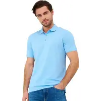 Brax pete Modern Fit Polo shirt Korte mouw sky