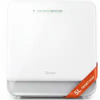 Skoov – Mini Vaatwasser Vrijstaand – 43 x 45 x 46 cm & 900 watt – Voorzien Van 6 Programma's En 5 liter Waterverbruik – Voor Studio's Campers En Kleine Keukens – Wit Kunststof En Metaal