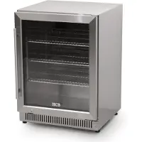 HCB - Barkoeling - klapdeur - outdoor - 150 liter - RVS / INOX - 230V - 49 kg - 6824