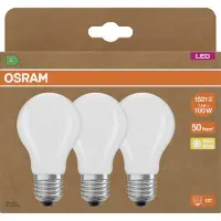 Osram HOMELIGHTING 4099854348051 LED-lamp Energielabel A (A - G) E27 7.2 W Warmwit 3 stuk(s)
