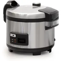 HCB - Rijstkoker - 10 liter - RVS / INOX rijst koker - 8 kg - 6476