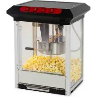 HCB - Professionele compacte Popcorn machine - 230V - Popcornmachine - Zwart - Horeca Popcornmaker - 14.9 kg - 6241