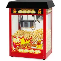 HCB - Professionele Luxe Popcorn machine - 230V - Popcornmachine - Zwart - Horeca Popcornmaker - 15.5 kg - 6248