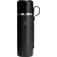 Hydroflask - Hot Flask And Cup - Isoleerfles 828 ml, zwart/grijs