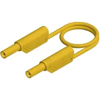 Hirschmann Test & Measurement MLS WS 200/1 ge Veiligheidsmeetsnoer Banaanstekker 4 mm Banaanstekker 4 mm 2.00 m Geel 1 stuk(s)