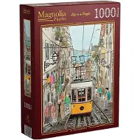 Magnolia puzzel 1000 stukjes - Lissabon stadsgezicht.