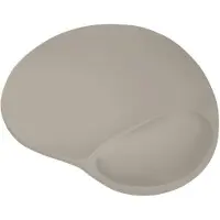 Trust BigFoot Muismat – Ergonomische Muismat - Met Gel Polssteun - Antislip - Beige