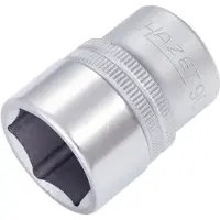 Hazet Dopsleutel 900-21 · 1/2 inch (12,5 mm) vierkant hol · Buiten-zeskant-tractieprofiel · SW 21 mm