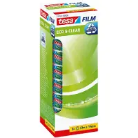 TESA Plakband - 19mm x 33m - Doos à 8 rol - Transparant