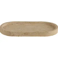Mr. Stoned Ovale Travertin Serveerplank & Plateau Beige