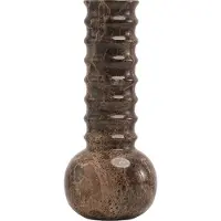 Mr. Stoned Marmeren Vaas Ribbel Bruin