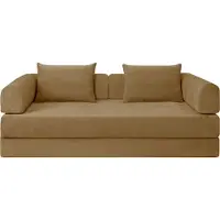 Popsofa Slaapbank Joy 2-Persoons Okergeel