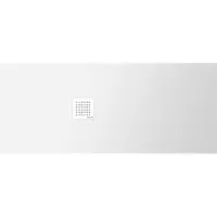 Polysan Flexia Kunstmarmeren douchebak 180x75cm, op maat in te korten