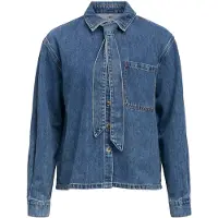 Object Blouse 'OBJROSIE' blauw denim