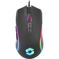 Speedlink ZAVOS Gaming Mouse, 7 knoppen, meerkleurige verlichting, Resolutie tot 3.200 dpi, rubberen oppervlak
