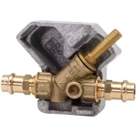 Schlosser JS Terugslagklep, zonder aftapping, persaansluiting binnendraad, met isolatieschaal, DN15, met persaansluiting 15mm, DVGW gekeurd, DG13281500001
