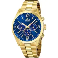 Lotus Analoog horloge blauw