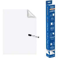 Legamaster Magic-Chart whiteboardfolie – 60 x 80 cm – wit – 25 geperforeerde vellen, incl. 1 uitwisbare bordstift