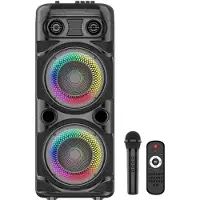 Inovalley Luminous Karaoke Speaker - - KA123-XXL - Bluetooth V5.0 - 75 cm - 900 W - Black