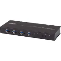 Aten US3344i industriële hub switch 4x4 USB 3.1 Gen 1