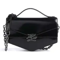 Karl Lagerfeld Schoudertas 'Sac Bandoulière Karl Studio Noir' zwart