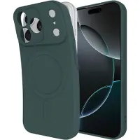 Just in Case MagSafe Hoes - - iPhone 17 Pro Max - KickCase Ultra Versterkt - TPU schokbestendig - Groen