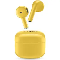 Cellularline Muzieksound, True Wireless Stereo (TWS), Gesprekken/muziek, 66 gram, Koptelefoon met microfoon, Geel