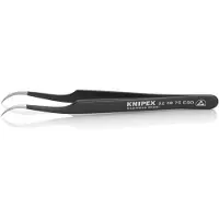 Knipex Pincet ESD sikkelvorm 120mm zwart