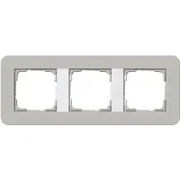 Gira 0213412, Grijs, Wit, , Glanzend, 1 stuk