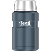 Thermos Stainless King Voedseldrager - Ice Grey Polished - 710ml