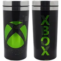 Paladone XBOX Travel Mug - Officieel gelicentieerde drinkfles, houdt dranken warm & koud, novelty cadeau voor gamers, geweldig voor woon-werkverkeer, 450ml (15 fl oz) -