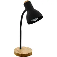 Eglo Veradal Tafellamp/bureaulamp - E27 - 42 cm - Bruin/Zwart