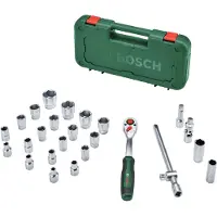 Bosch 1/2" Ratchet set 25-piece (1/2" ratel, 24x accessoire) - 1600A02Z9F