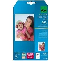 Sigel inkjet Ultra fotopapier 260grs 24 vel eindformaat 10x15cm,
